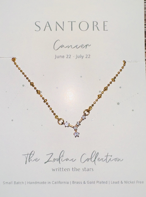 ZODIAC NECKLACE CANCER