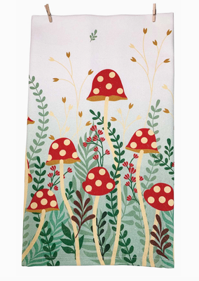 MUSHROOM GARDEN TEA TOWELS