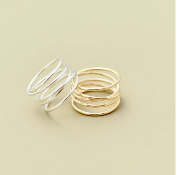 WRAP RING- 14K GOLD FILL