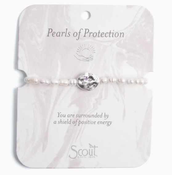 PEARL OF AFFIRMATION- PROTECTION/SILVER