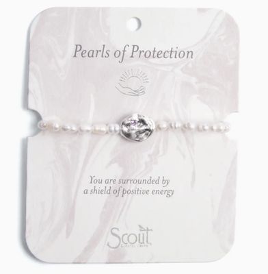 PEARL OF AFFIRMATION- PROTECTION/SILVER