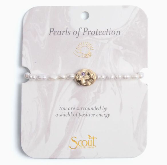 PEARL OF AFFIRMATION- PROTECTION/GOLD