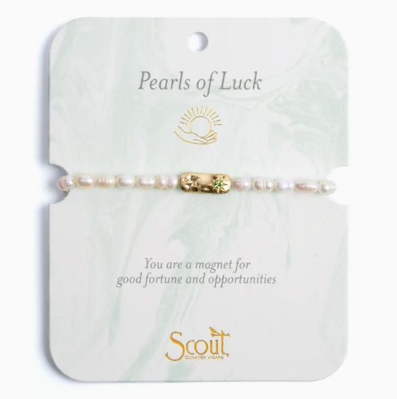 PEARL OF AFFIRMATION-LUCK/GOLD