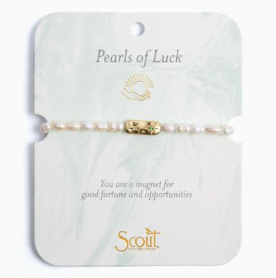 PEARL OF AFFIRMATION-LUCK/GOLD