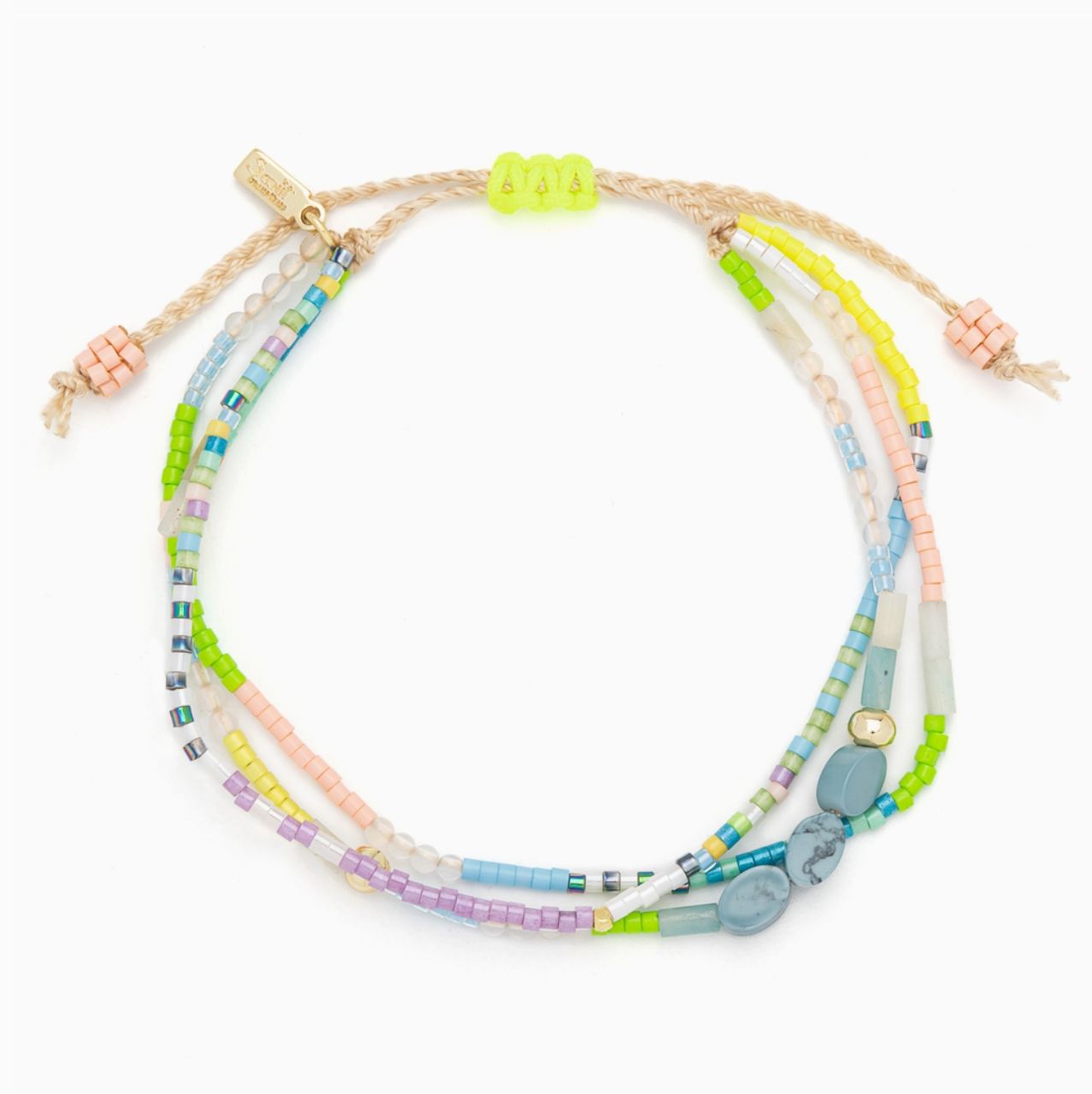 MIXED MEDIA-HARMONY/BLUE HOWLITE/ GOLD