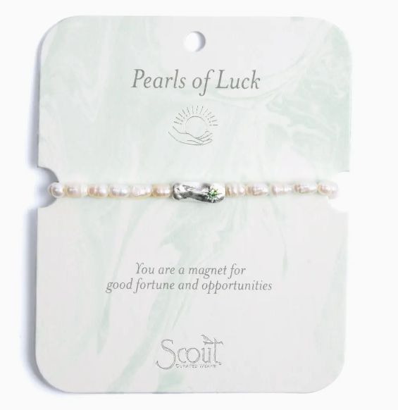 PEARL OF AFFIRMATION- LUCK/SILVER
