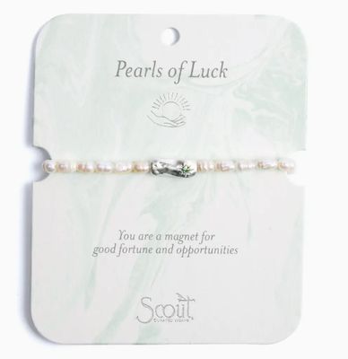 PEARL OF AFFIRMATION- LUCK/SILVER