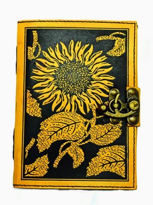 SUNFLOWER LEATHER JOURNAL