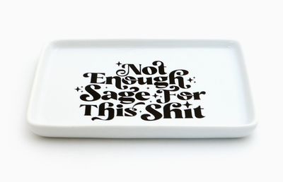 NOT ENOUGH SAGE SOAP DISH