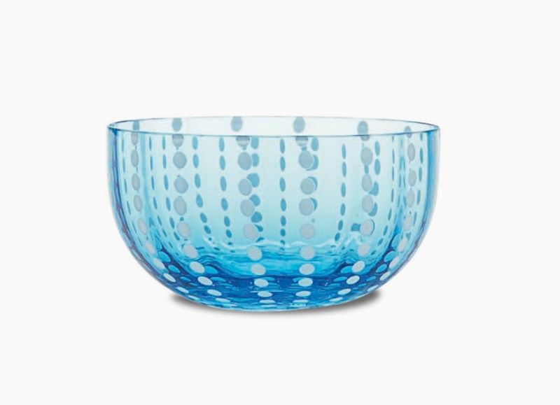 PERLE SMALL BOWL AQUAMARINE