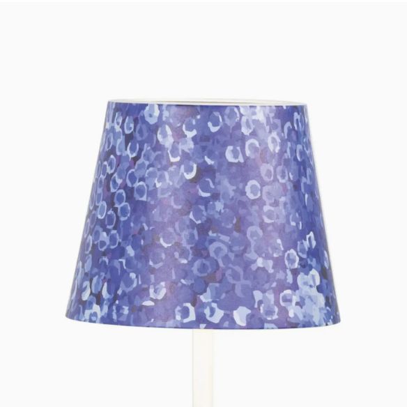 POLDINA LAMPSHADE COVER-BLUE HYDRANGEA