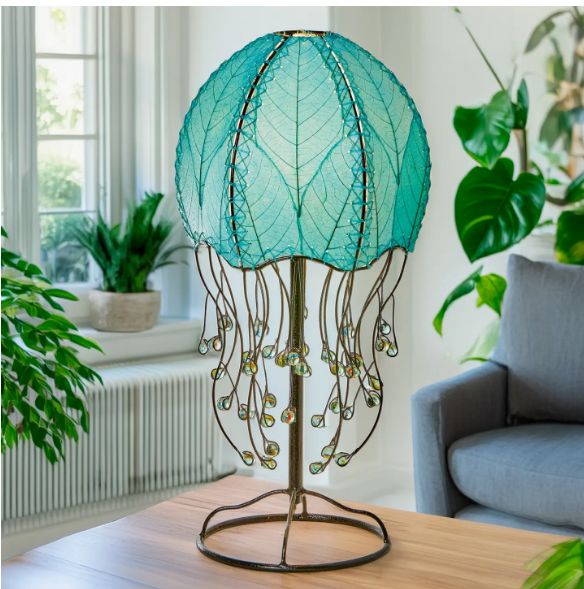 JELLYFISH TABLE LAMP BLUE