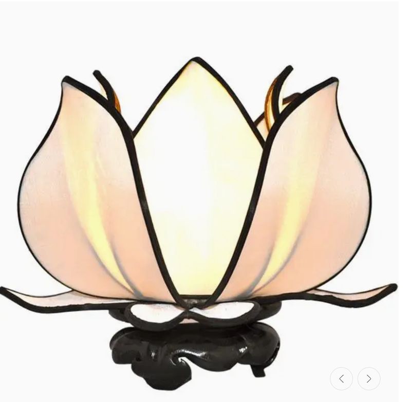 BABY BLOOMING LOTUS LAMPS-WHITE