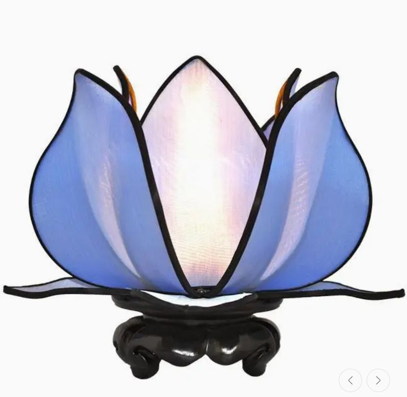 BABY BLOOMING LOTUS LAMP SKY BLUE