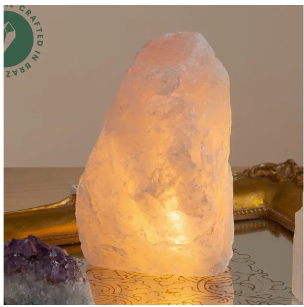 ROSE QUARTZ CRYSTAL LIGHT