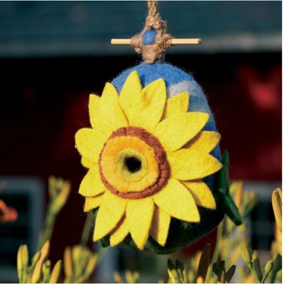 SUNFLOWER BIRDHOUSE