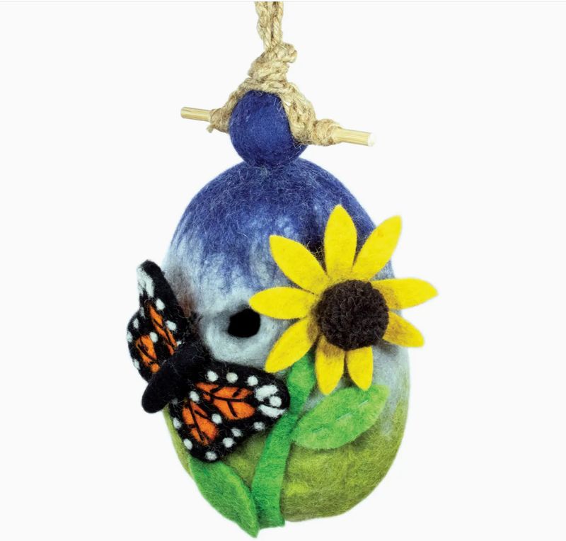 BUTTERFLY GARDEN BIRDHOUSE