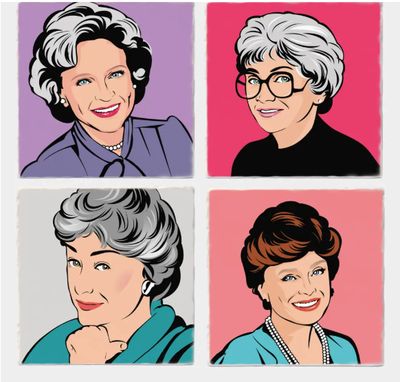 GOLDEN GIRLS COASTER TILES