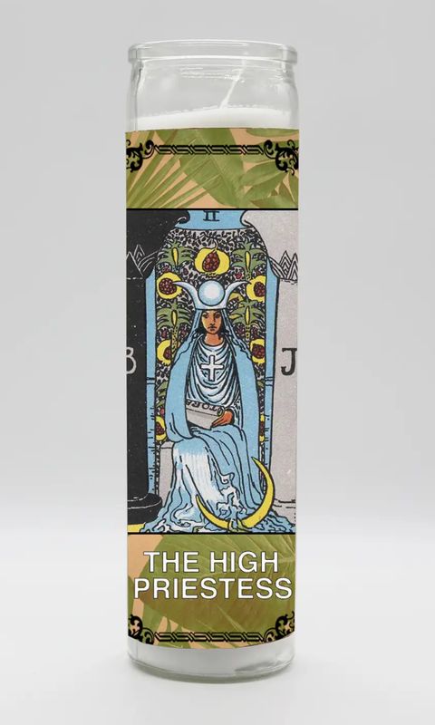 HIGH PRIESTESS TAROT CANDLE