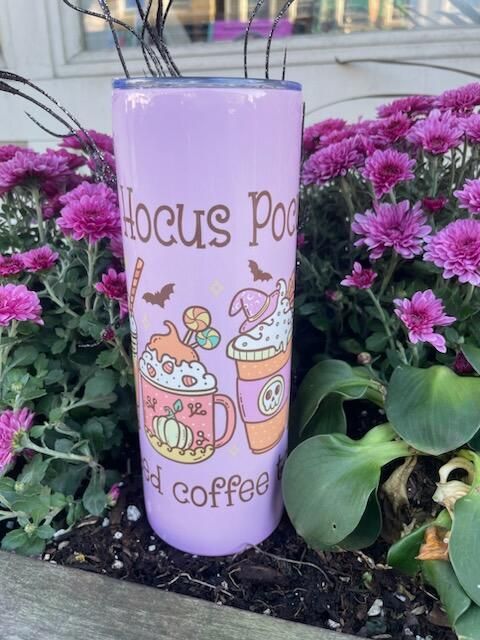 HOCUS FOCUS MULTI DRINK PURPLE TUMBLER