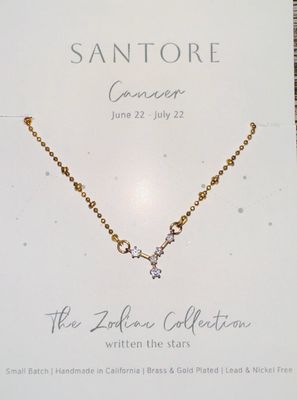 ZODIAC NECKLACE CANCER