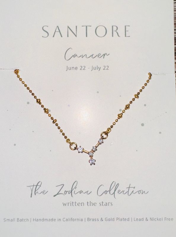ZODIAC NECKLACE CANCER