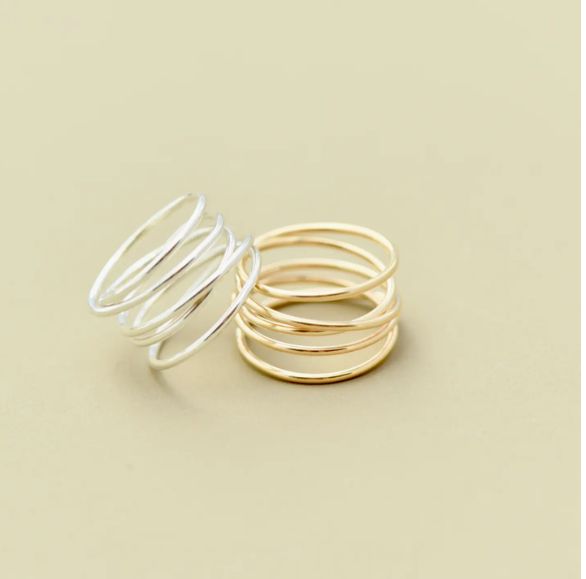 WRAP RING- 14K GOLD FILL