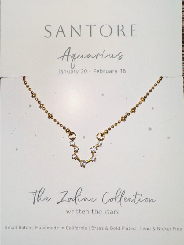 ZODIAC NECKLACE AQUARIUS