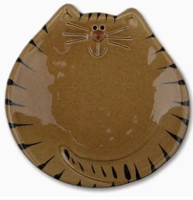 3" CAT DISH TAN TIGER