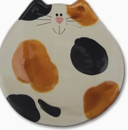 5" CAT DISH CALICO