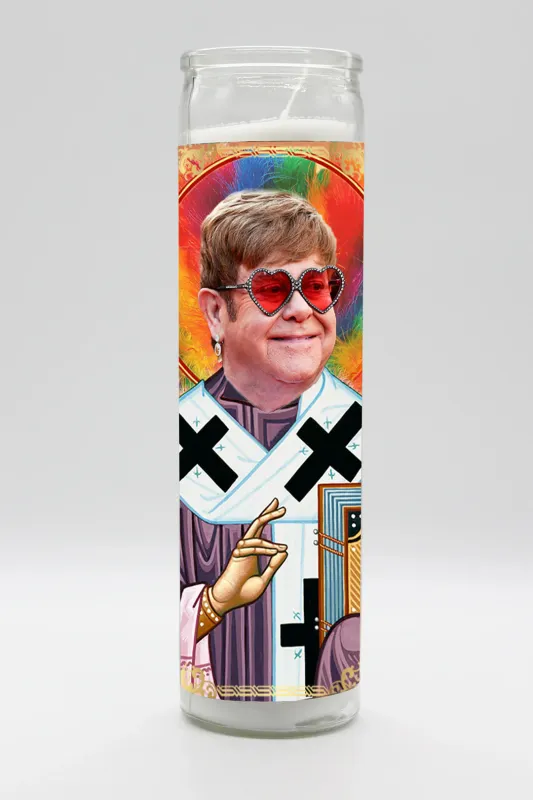 ELTON JOHN PRAYER CANDLE