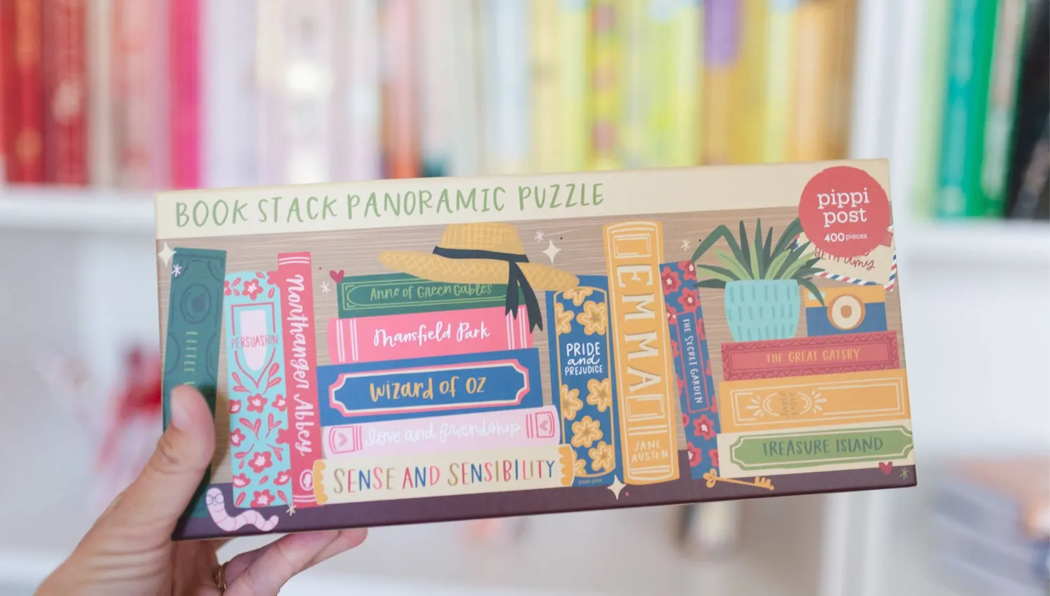 CLASSIC BOOKSHELF PANORAMIC PUZZLE