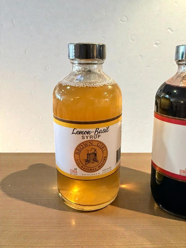 LEMON BASIL SYRUP