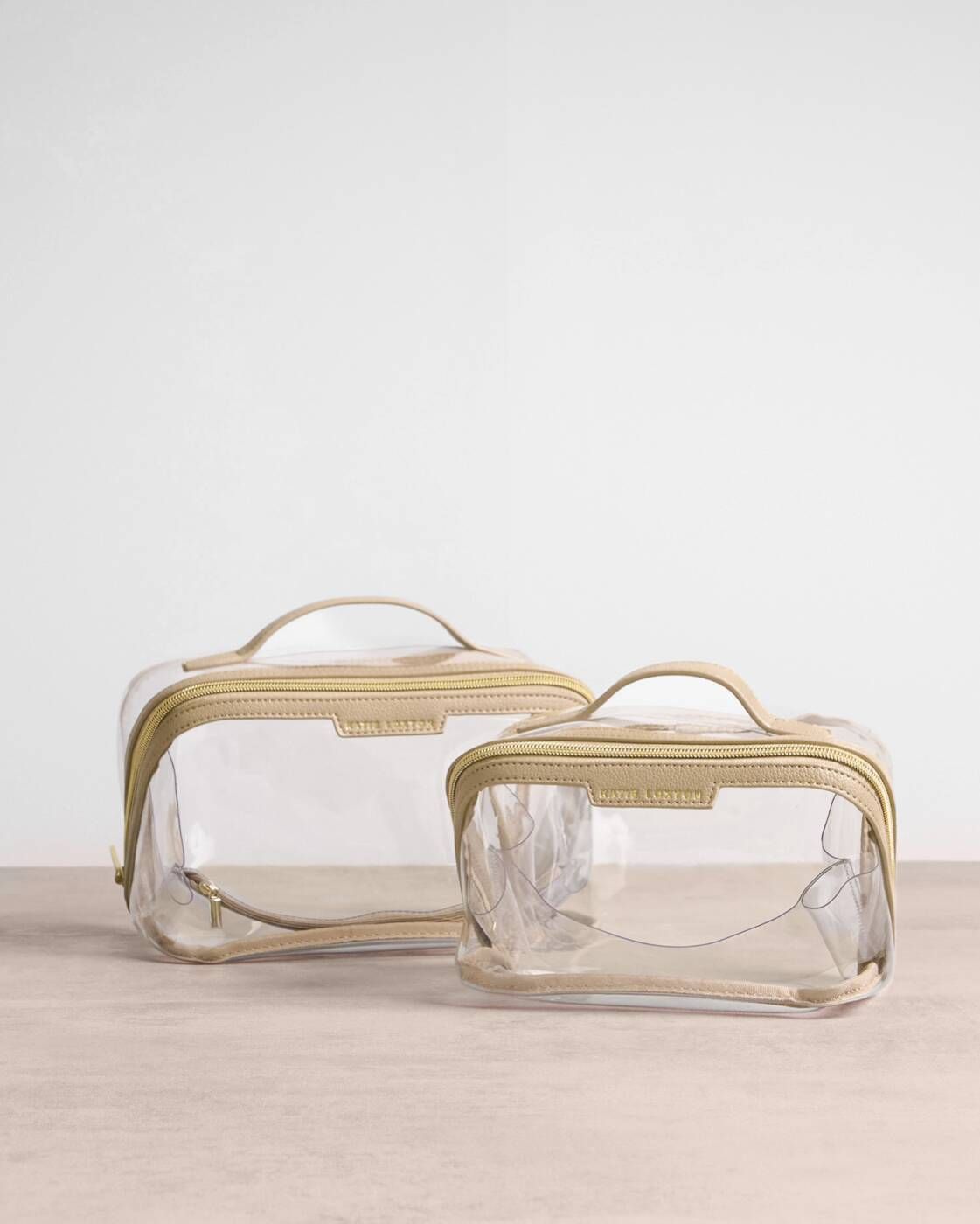 MEDIUM CLEAR FOLD OUT-LIGHT TAUPE