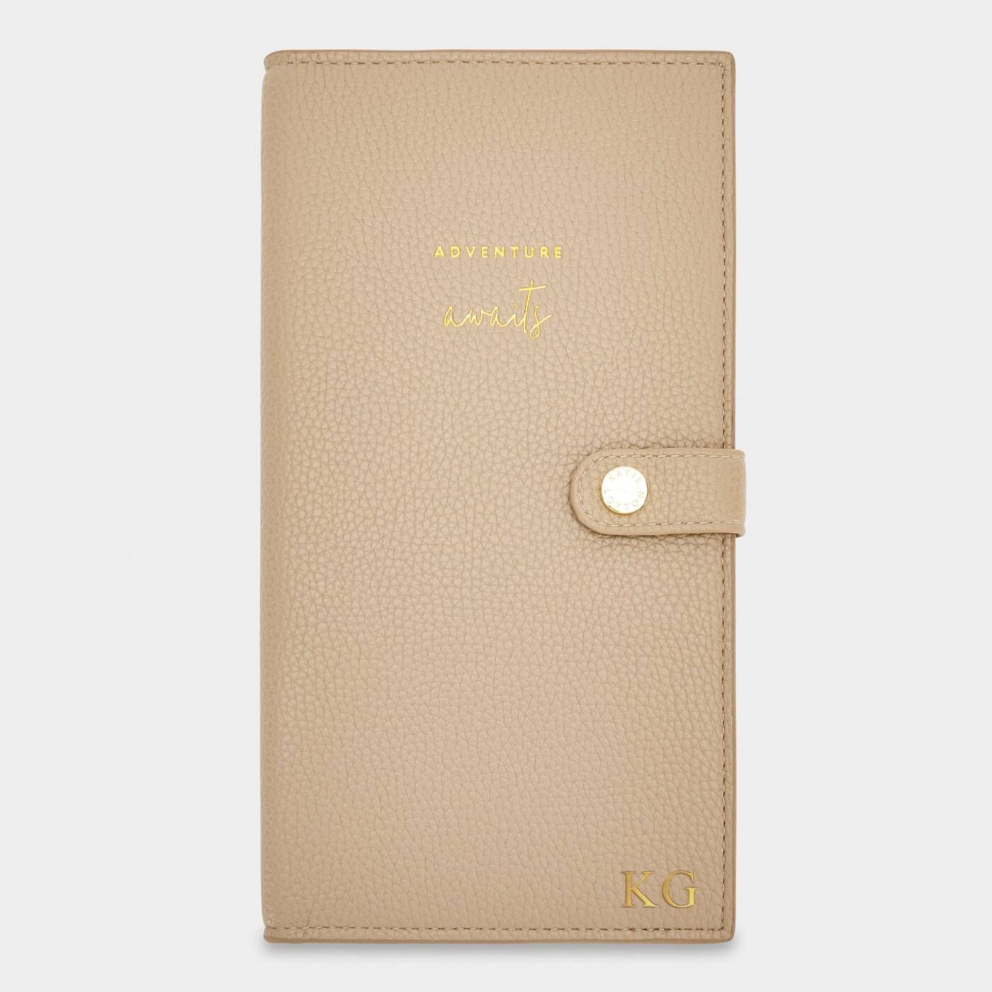 TRAVEL WALLET TAUPE