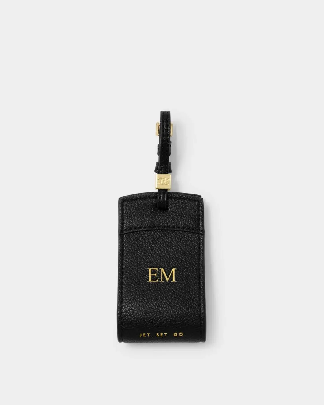 LUGGAGE TAG JET SET GO BLACK