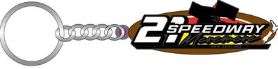 21 Speedway  key Ring
