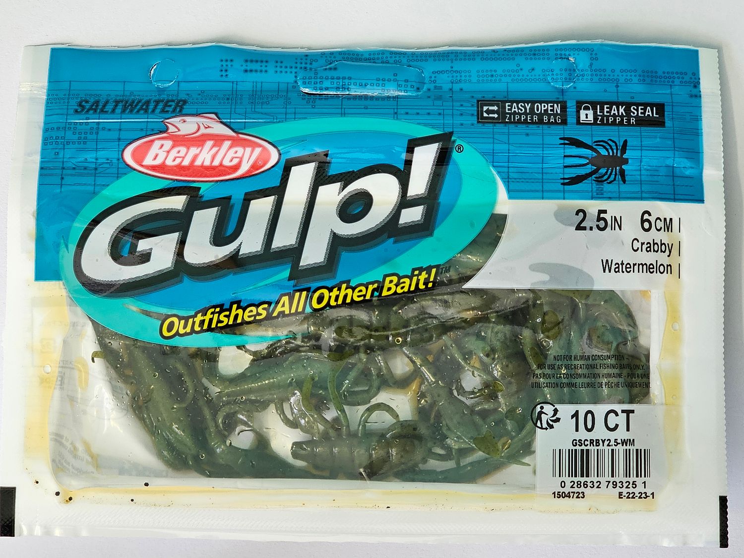 Berkley Gulp Crabby Watermelon 6cm  10 ST
