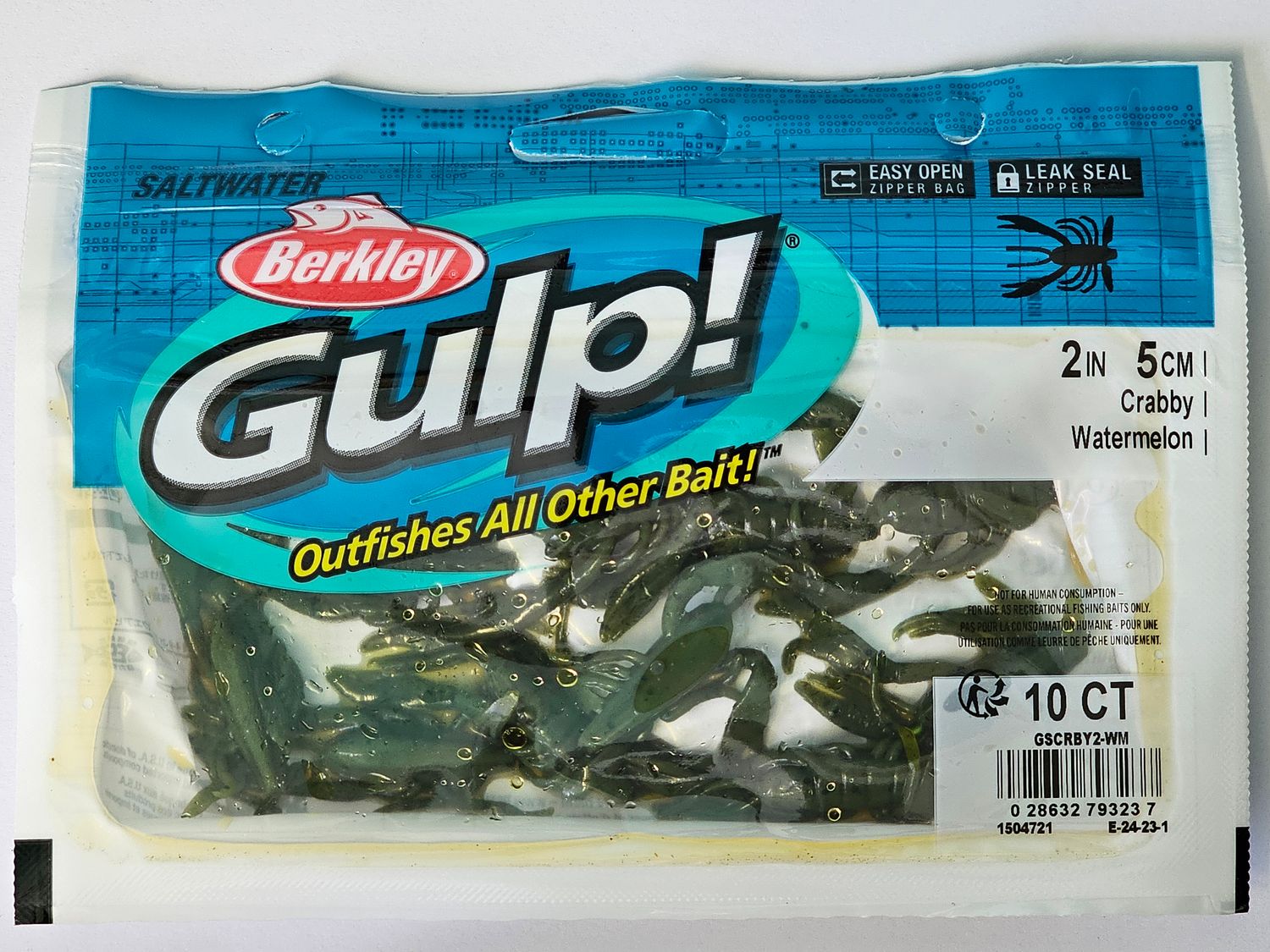 Berkley Gulp Crabby Watermelon 5cm  10 ST