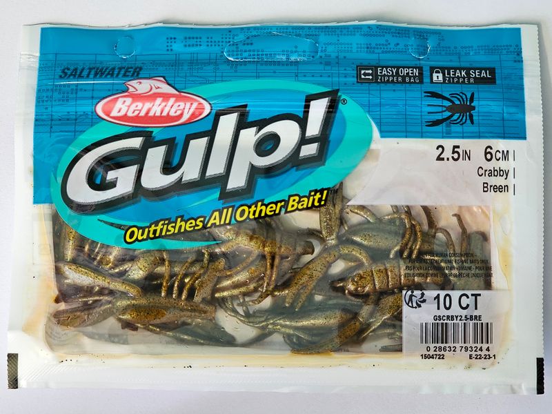 Berkley Gulp Crabby Breen 6cm  10 ST