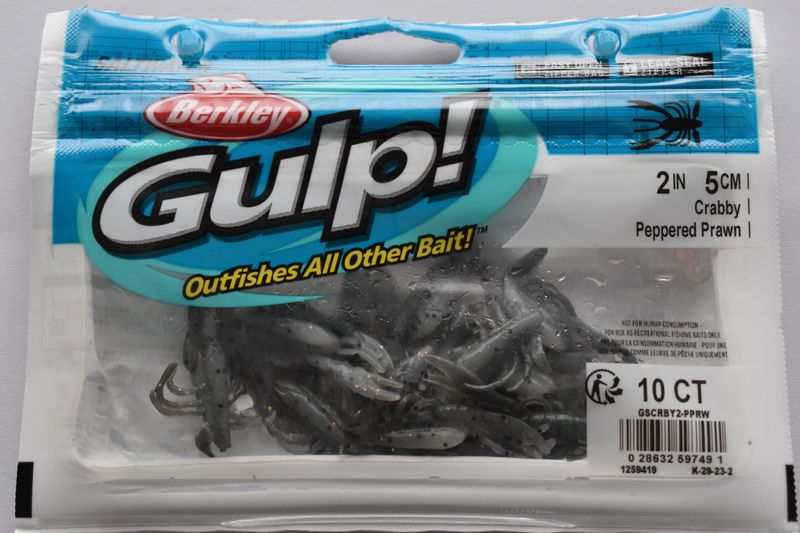 Berkley Gulp Crabby Peppered prawn 5cm  10 ST
