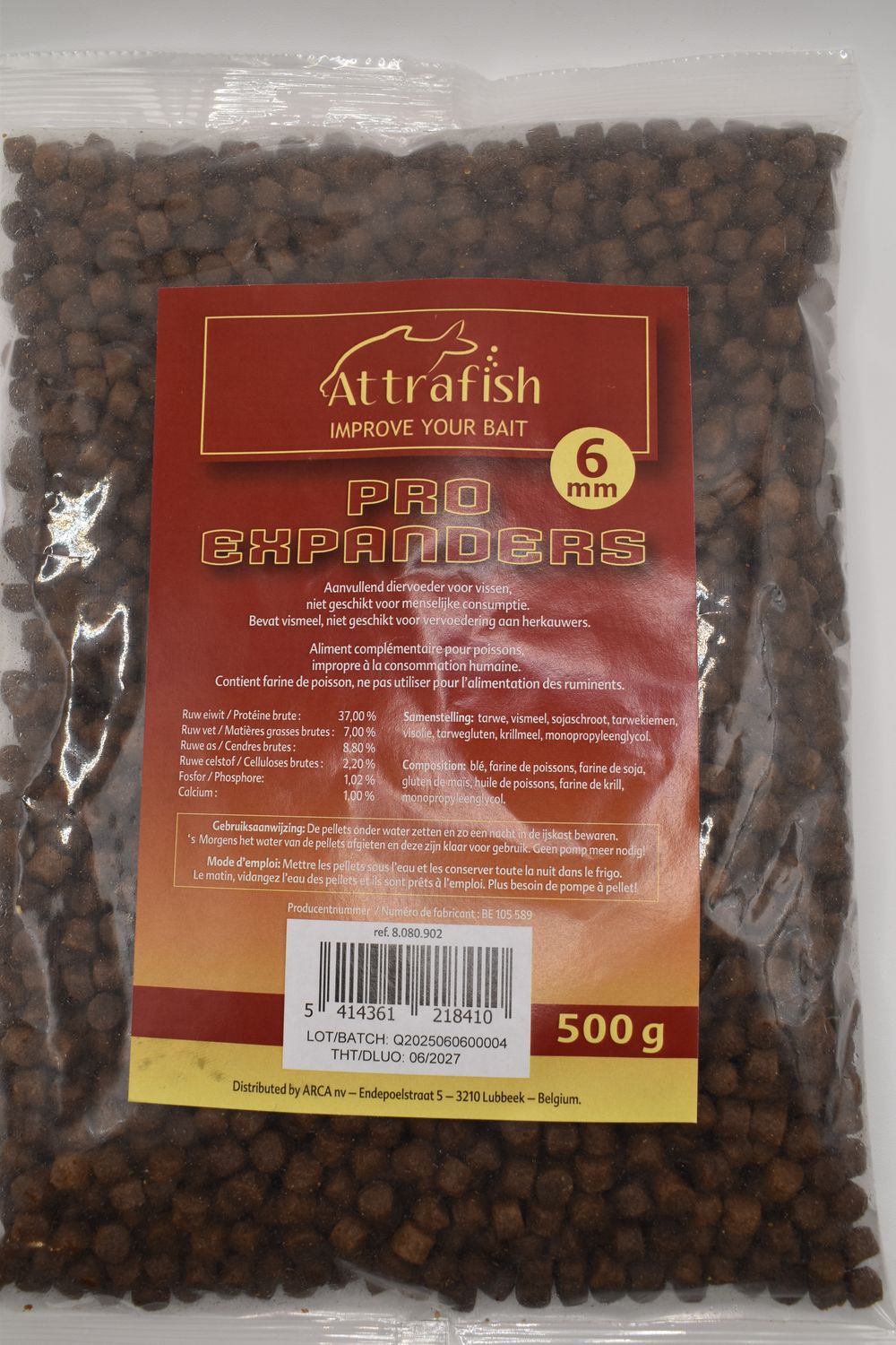 Attrafish Pro Expanders 500 GRAM ( 6MM )