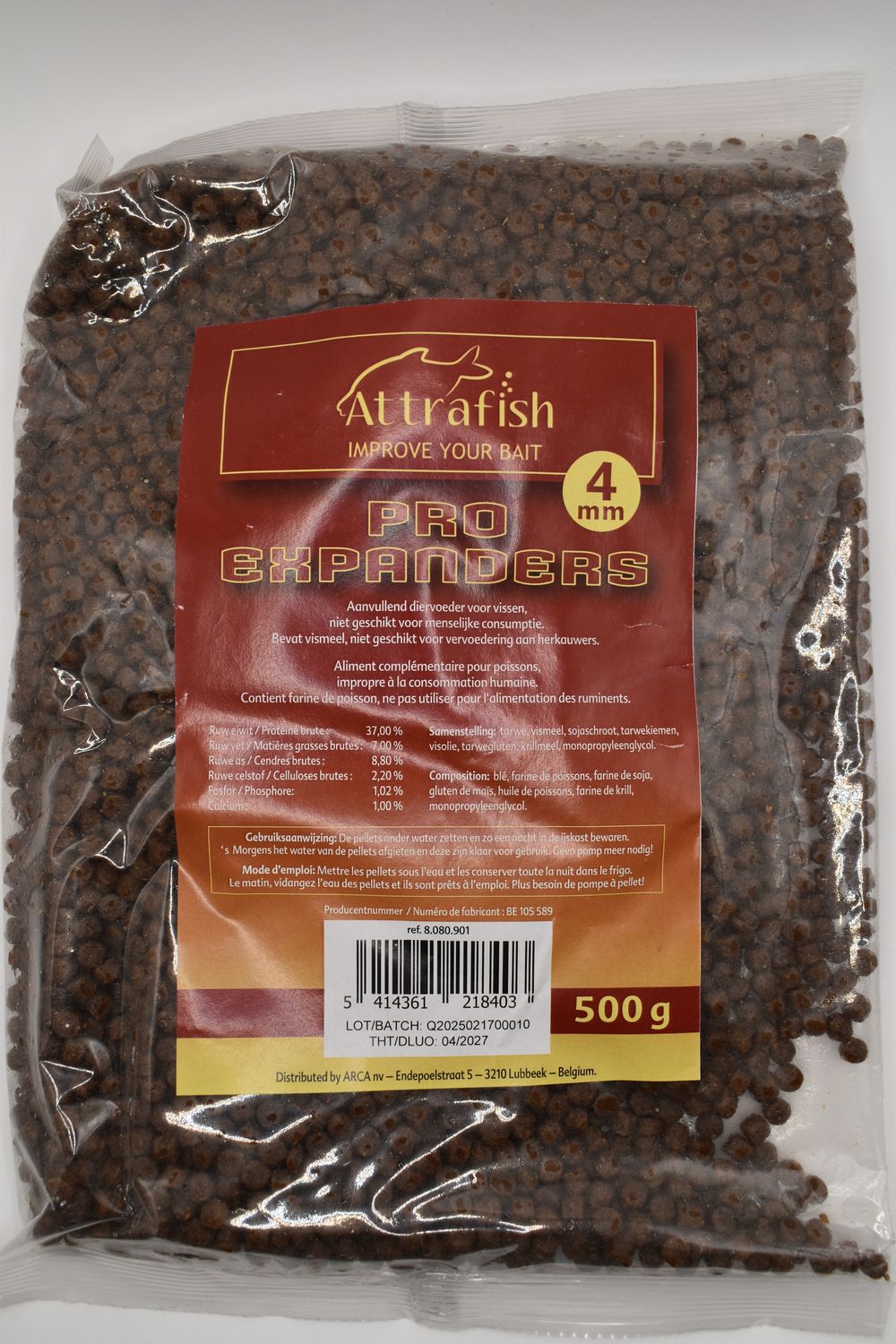 Attrafish Pro Expanders 500 GRAM ( 4MM )