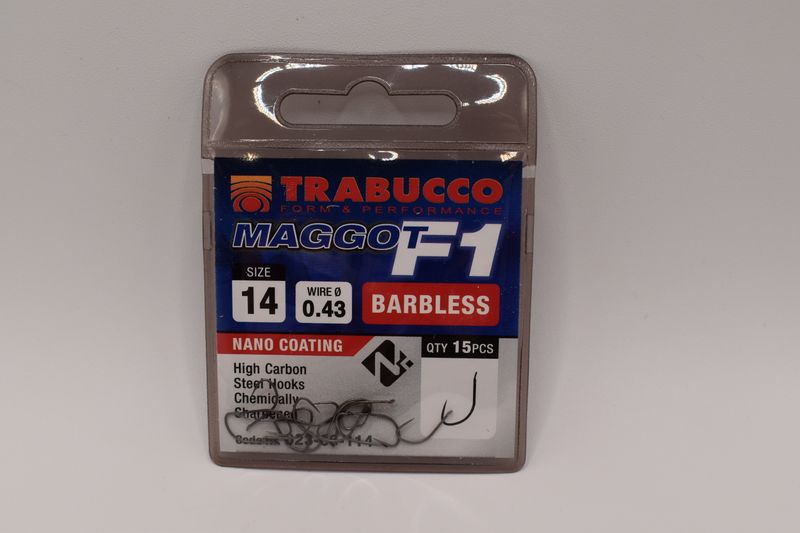 Trabucco - Haken Maggot F1 Barbless - Trabucco