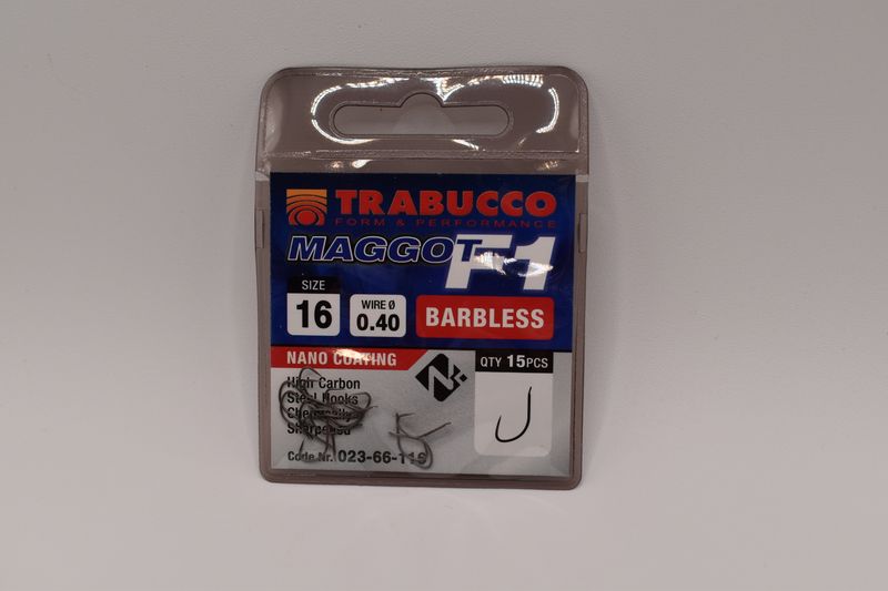 Trabucco - Haken Maggot F1 Barbless - Trabucco