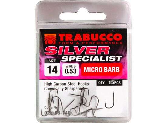TRABUCCO SILVER SPECIALIST HOOK 10