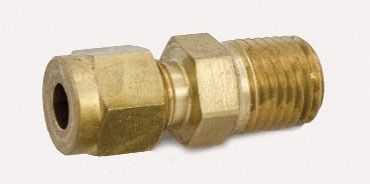 Compression Fittings For Metal Tubing - Male Connectors