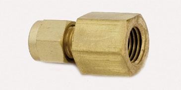Compression Fittings For Metal Tubing - Female Connectors