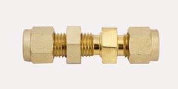 Compression Fittings For Metal Tubing - Bulkhead Union