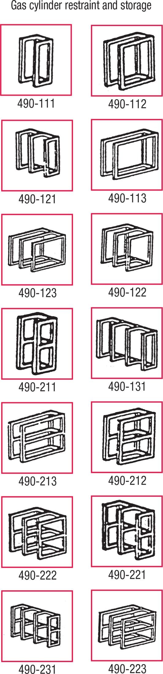 Cylinder Storage Racks Series 490